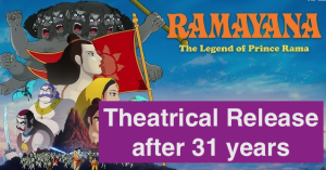 4K remastered scene from Ramayana: The Legend of Prince Rama 2024 release